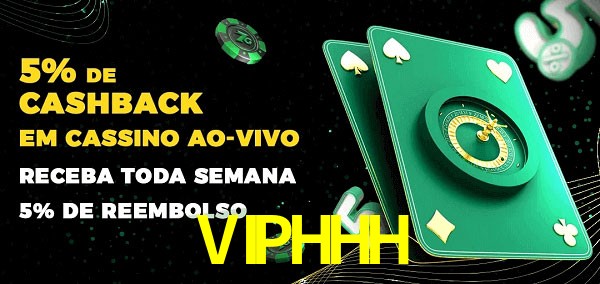 Promoções do cassino ao Vivo VIPHHH